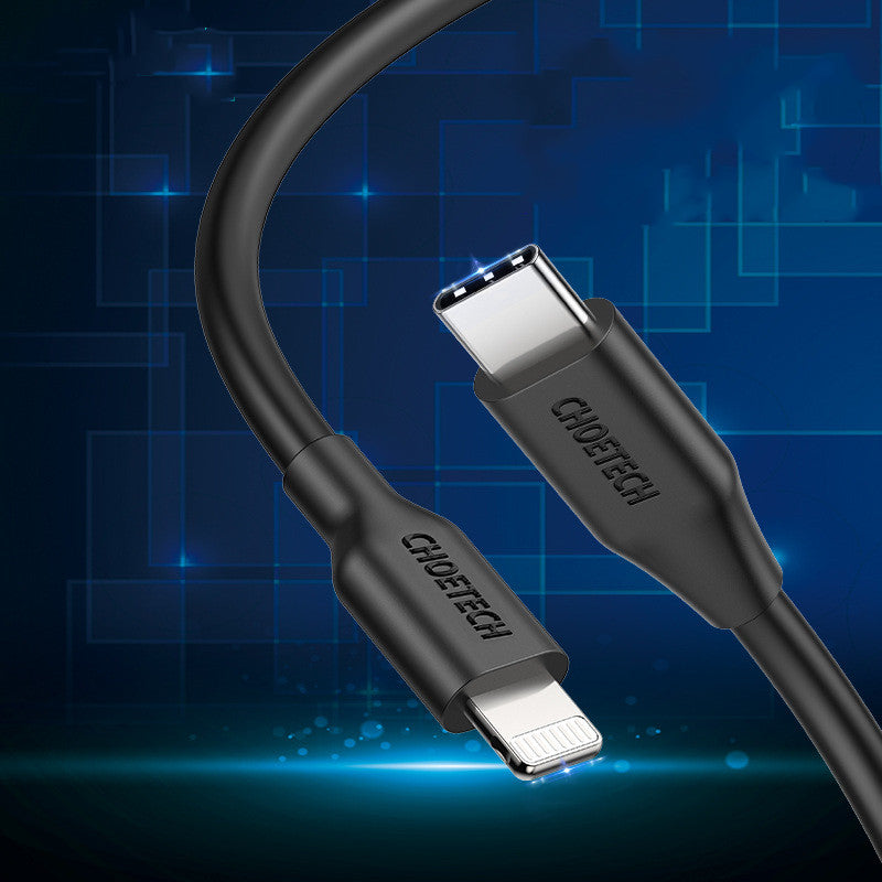 Cable CHOETECH USB-C a Lightning de 2m Certificado por MFi