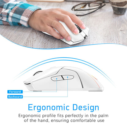 T40 Rechargeable 3-Mode Wireless Bluetooth Gaming Mouse