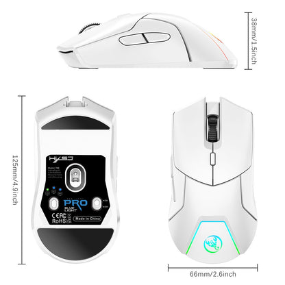 T40 Rechargeable 3-Mode Wireless Bluetooth Gaming Mouse