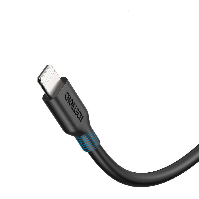 Cable CHOETECH USB-C a Lightning de 2m Certificado por MFi